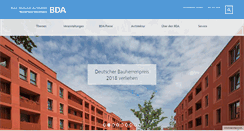 Desktop Screenshot of bda-nrw.de